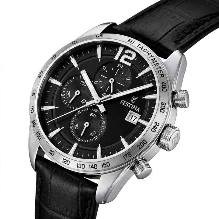 RELOJ ANÁLOGO PARA HOMBRE FESTINA TIMELESS CHRONO F16760/4 - NEGRO