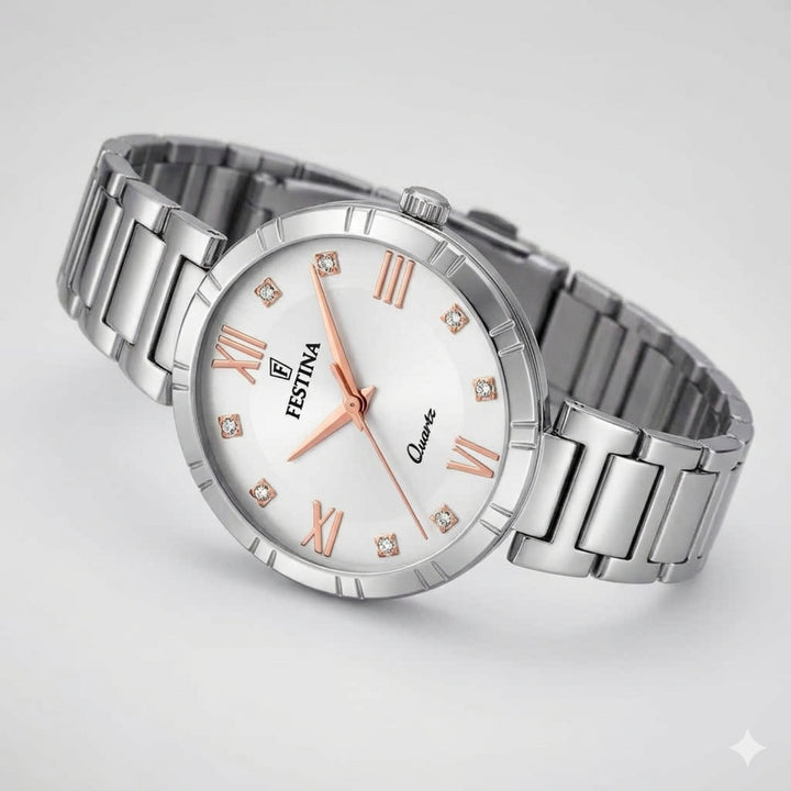 RELOJ ANÁLOGO PARA MUJER FESTINA MADEMOISELLE F16936/B - PLATEADO