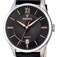 Cargar imagen en el visor de la galería, RELOJ ANÁLOGO PARA HOMBRE FESTINA CORREA CLASICO F20426/6 - NEGRO
