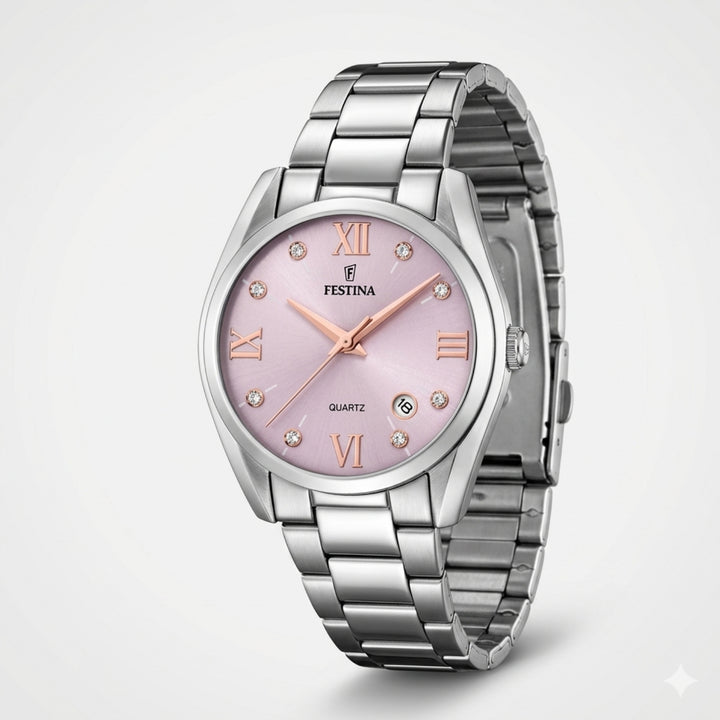 RELOJ ANÁLOGO PARA MUJER FESTINA BOYFRIEND F16790/D - PLATEADO