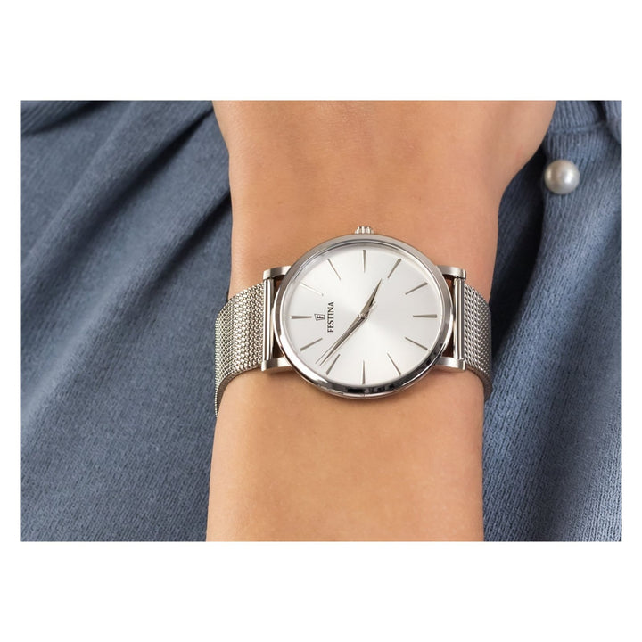 RELOJ ANÁLOGO PARA MUJER FESTINA BOYFRIEND F20475/1 - PLATEADO