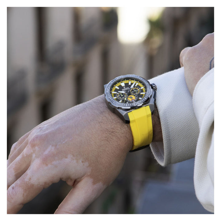 RELOJ ANÁLOGO PARA HOMBRE FESTINA CHRONO BIKE F20725/1 - AMARILLO