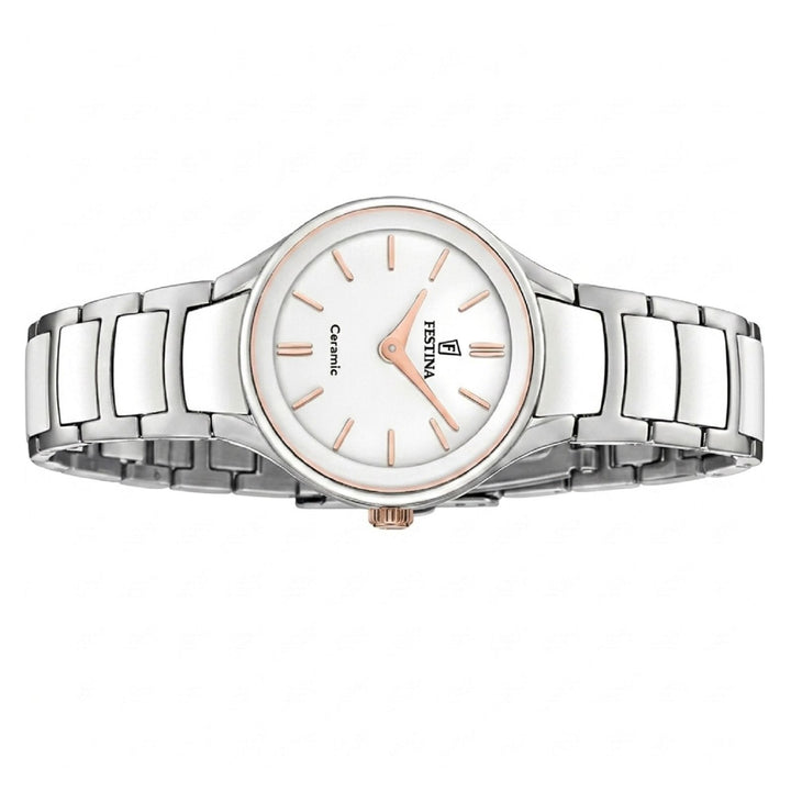 RELOJ PARA MUJER FESTINA CERAMIC F20752/8 - PLATEADO
