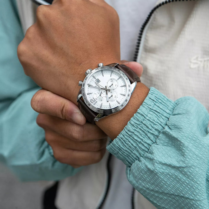RELOJ EN CUERO PARA HOMBRE FESTINA TIMELESS CHRONO F16760/1 - MARRÓN