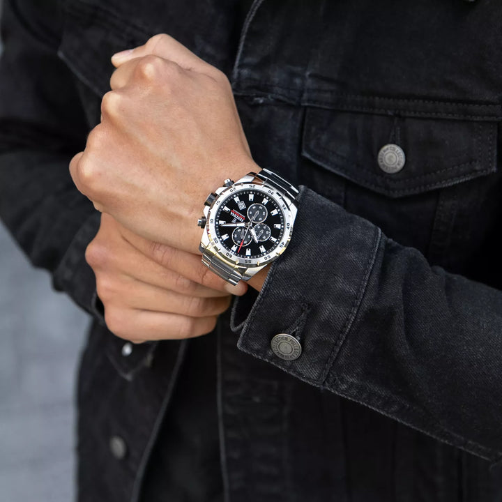 RELOJ ANÁLOGO PARA HOMBRE FESTINA TIMELESS CHRONO F20463/4 - PLATEADO