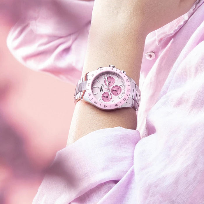 RELOJ PARA MUJER FESTINA CERAMIC F20693/2 - PLATEADO