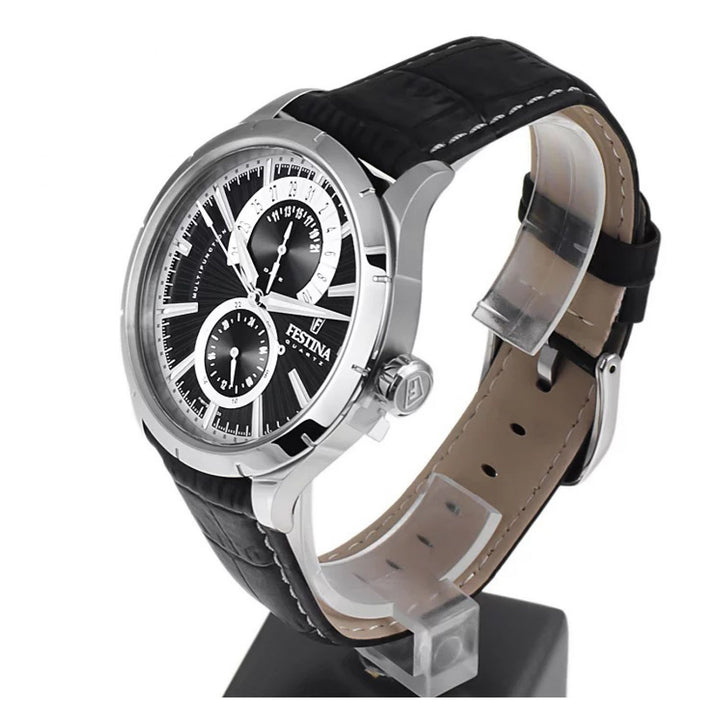 RELOJ EN CUERO PARA HOMBRE FESTINA RETRO F16573/3 - NEGRO
