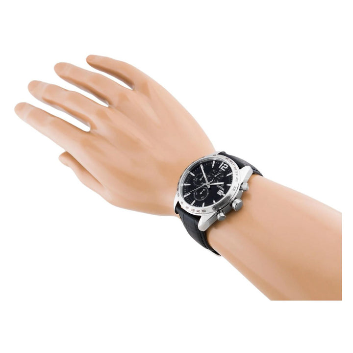 RELOJ EN CUERO PARA HOMBRE FESTINA TIMELESS CHRONO F16760/4 - NEGRO