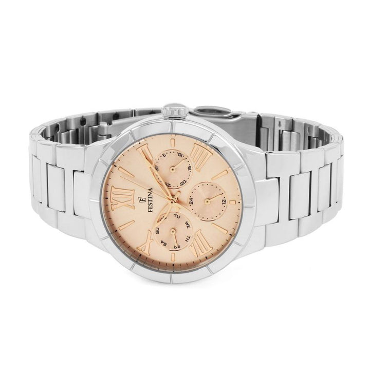 RELOJ CLASICO PARA MUJER FESTINA BOYFRIEND F16716/3 - PLATEADO