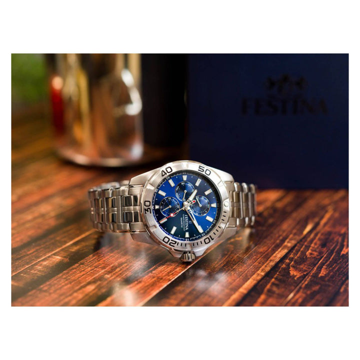 RELOJ PARA HOMBRE FESTINA MULTIFUNCTION F20445/2 - PLATEADO