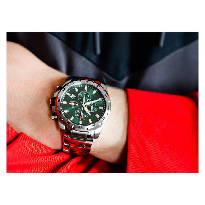 RELOJ PARA HOMBRE FESTINA TIMELESS CHRONO F20463/3 - PLATEADO
