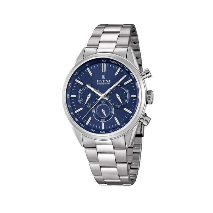 RELOJ ANÁLOGO PARA HOMBRE FESTINA TIMELESS CHRONO F16820/2 - PLATEADO
