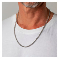 Cargar imagen en el visor de la galería, COLLAR ORTYX TALLA TRIANGULAR, BLANCO, BAÑO DE RODIO
