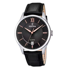 Cargar imagen en el visor de la galería, RELOJ ANÁLOGO PARA HOMBRE FESTINA CORREA CLASICO F20426/6 - NEGRO
