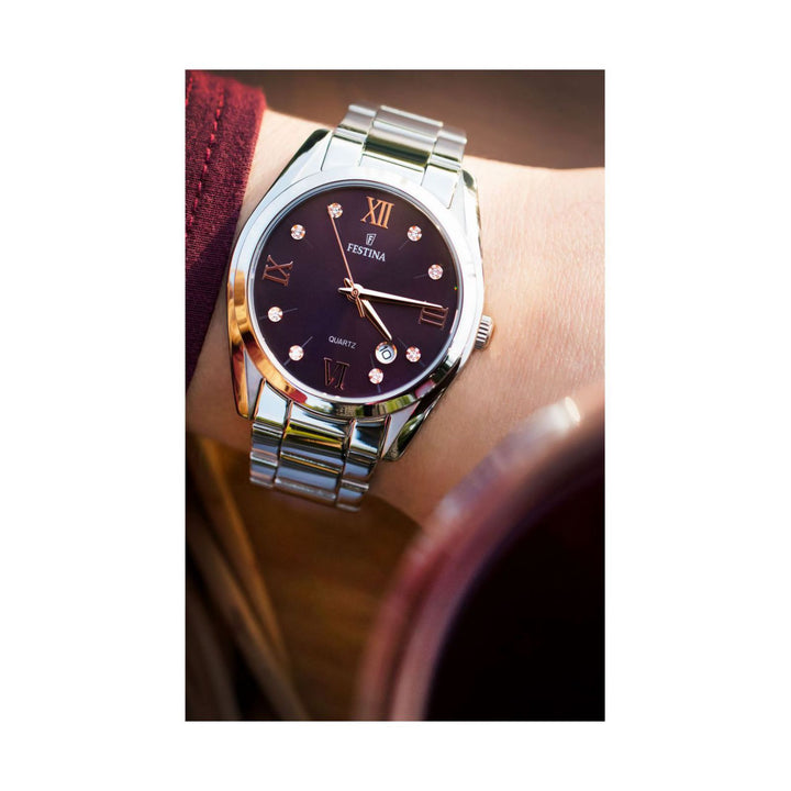 RELOJ ANÁLOGO PARA MUJER FESTINA BOYFRIEND F16790/E - PLATEADO
