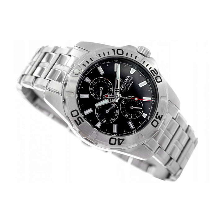 RELOJ ANÁLOGO PARA HOMBRE FESTINA MULTIFUNCTION F20445/3 - PLATEADO