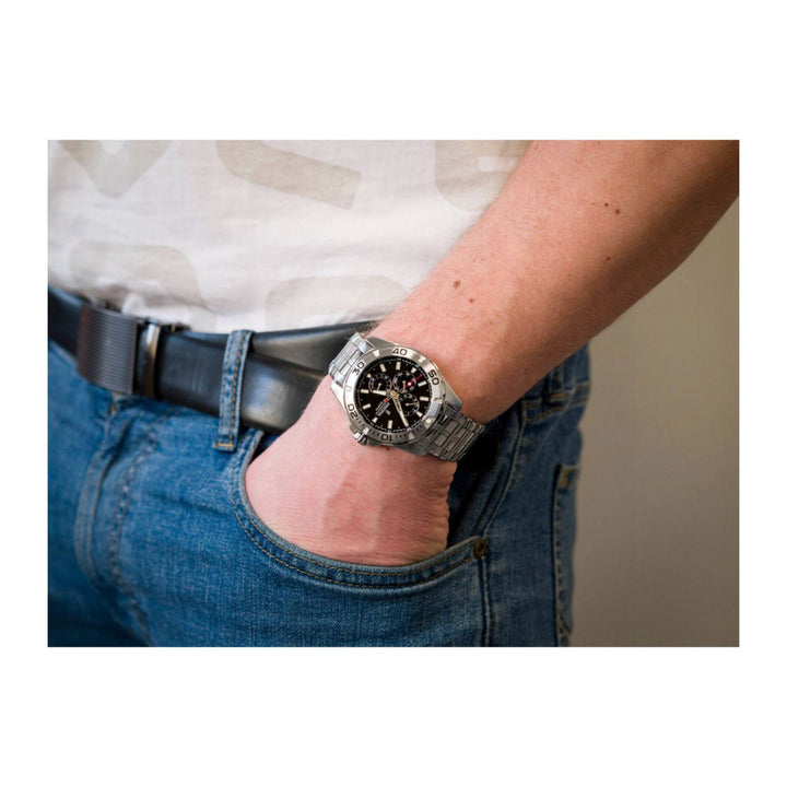 RELOJ ANÁLOGO PARA HOMBRE FESTINA MULTIFUNCTION F20445/3 - PLATEADO