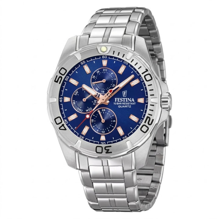 RELOJ ANÁLOGO PARA HOMBRE FESTINA MULTIFUNCTION COLLECTION F20445/5 - PLATEADO