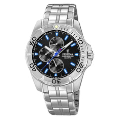 Cargar imagen en el visor de la galería, RELOJ ANÁLOGO PARA HOMBRE FESTINA MULTIFUNCTION F20445/6 - PLATEADO
