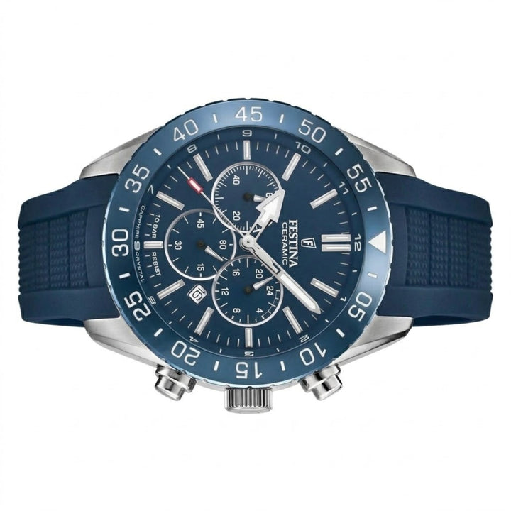 RELOJ ANÁLOGO PARA HOMBRE FESTINA CERAMIC F20515/1 - AZUL