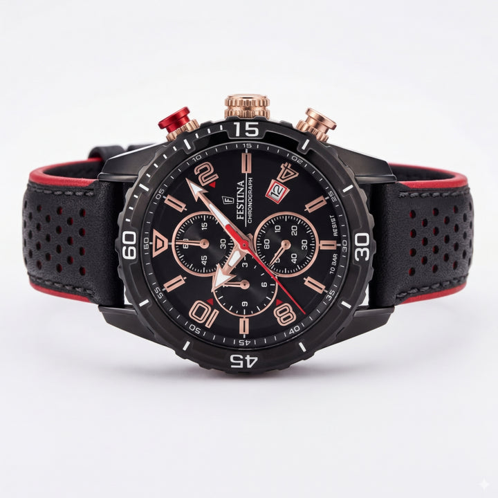 RELOJ ANÁLOGO PARA HOMBRE FESTINA CHRONO SPORT F20519/4 - NEGRO