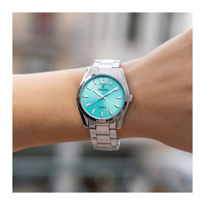 RELOJ ANÁLOGO PARA MUJER FESTINA F20622 F20622/D - PLATEADO