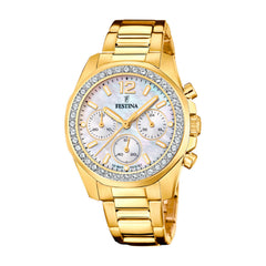Cargar imagen en el visor de la galería, RELOJ ANÁLOGO PARA MUJER FESTINA RAINBOW F20609/1 - DORADO
