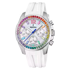 Cargar imagen en el visor de la galería, RELOJ ANÁLOGO PARA MUJER FESTINA BOYFRIEND COLLECTION F20610/2 - BLANCO
