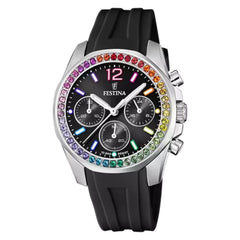 Cargar imagen en el visor de la galería, RELOJ ANÁLOGO PARA HOMBRE FESTINA RAINBOW F20610/3 - NEGRO
