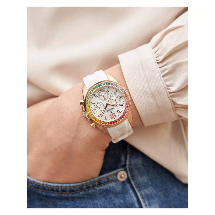 RELOJ ANÁLOGO PARA MUJER FESTINA RAINBOW F20611/2 - BLANCO