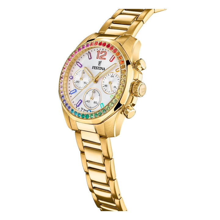 RELOJ ANÁLOGO PARA MUJER FESTINA BOYFRIEND COLLECTION F20609/2 - DORADO