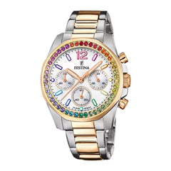 Cargar imagen en el visor de la galería, RELOJ ANÁLOGO PARA MUJER FESTINA RAINBOW F20608/2 - PLATEADO
