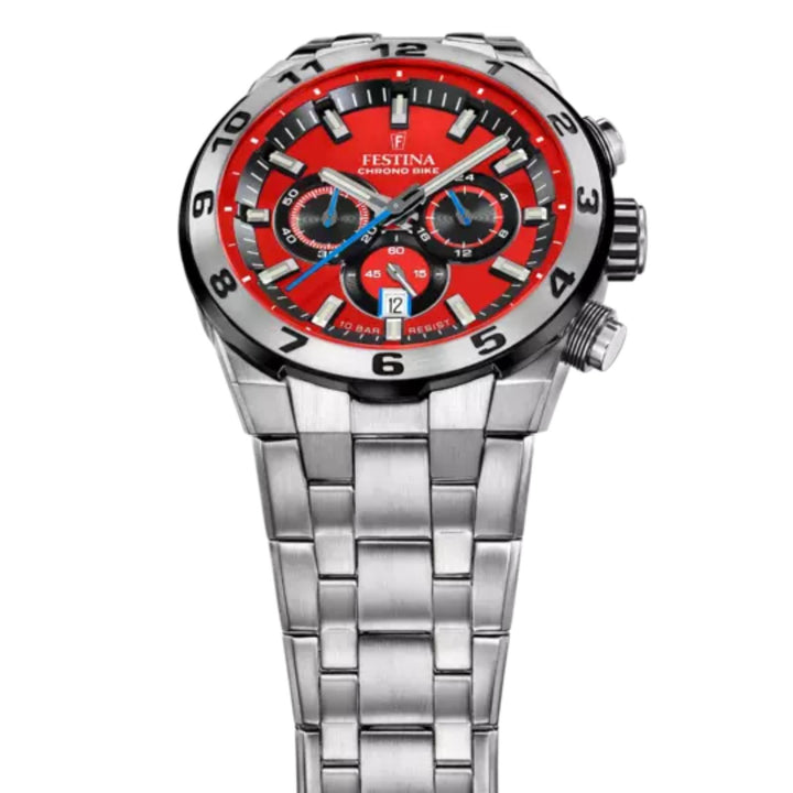 RELOJ ANÁLOGO PARA HOMBRE FESTINA CHRONO BIKE F20670/5 - PLATEADO