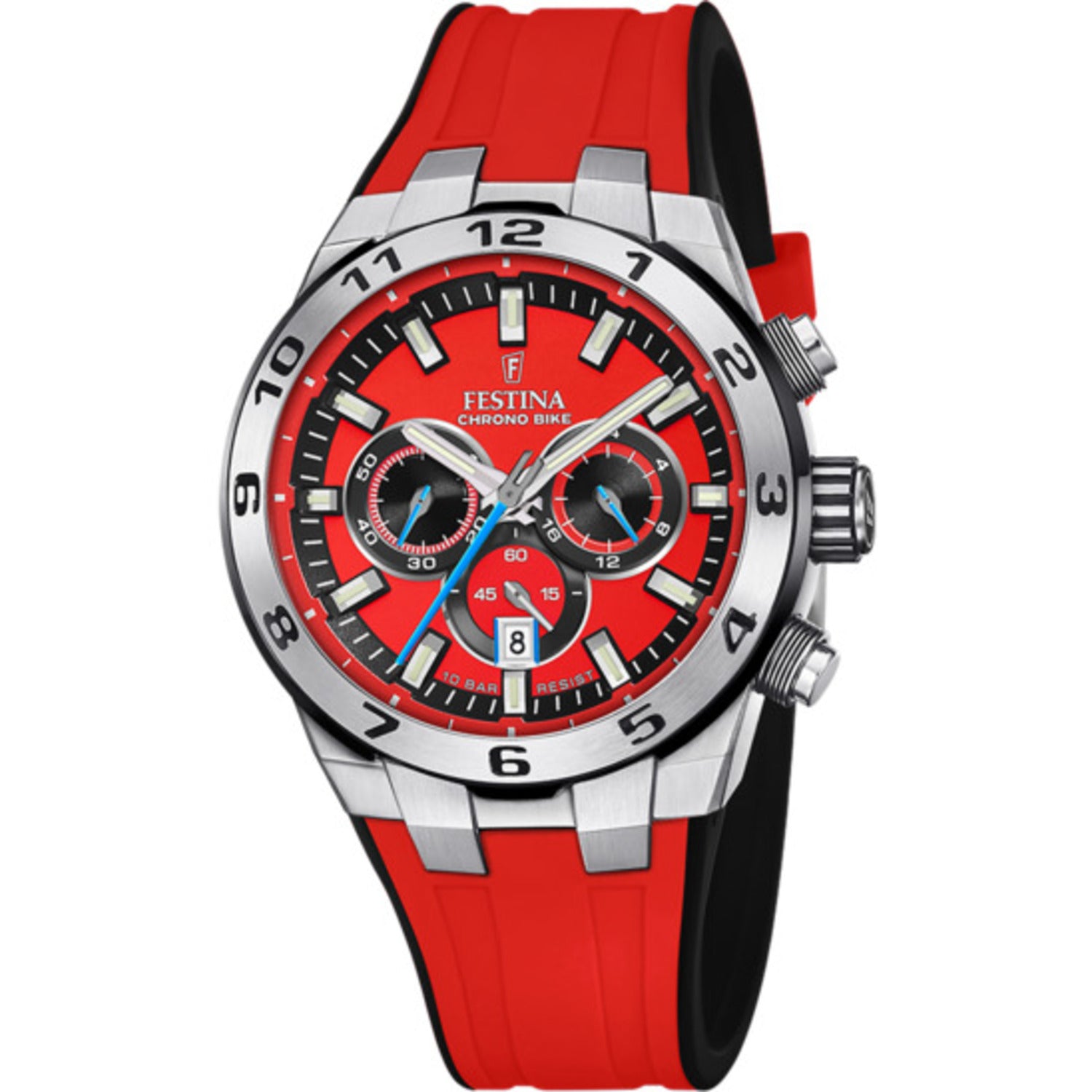 RELOJ ANÁLOGO PARA HOMBRE FESTINA CHRONO BIKE F20671 F20671/5 - ROJO