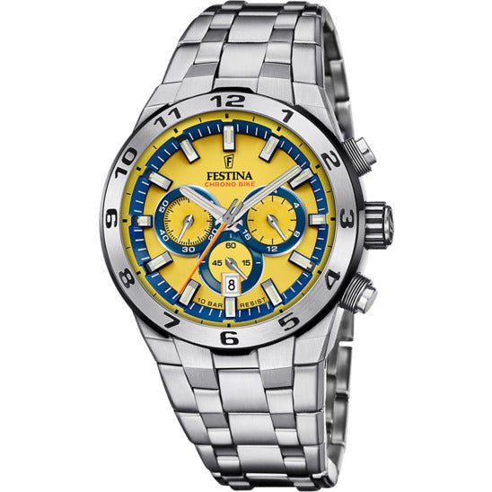 RELOJ ANÁLOGO PARA HOMBRE FESTINA F20670 F20670/4 - PLATEADO