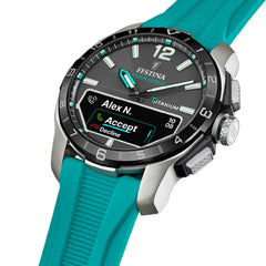 Cargar imagen en el visor de la galería, RELOJ ANÁLOGO-DIGITAL PARA HOMBRE FESTINA NEGRO F23000/5 - TURQUESA
