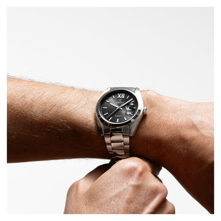 RELOJ ANÁLOGO PARA HOMBRE FESTINA CLASSICS F20707/6 - PLATEADO