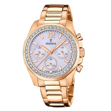 RELOJ ANÁLOGO PARA MUJER FESTINA BOYFRIEND F20639/9 - ORO ROSA