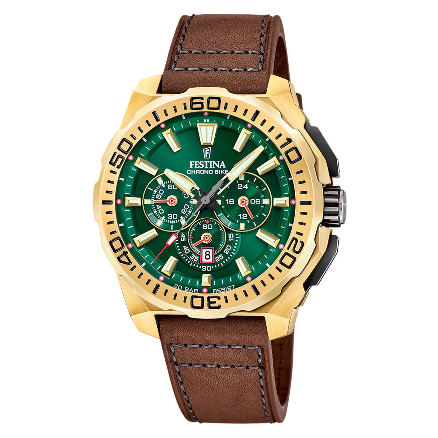 RELOJ ANÁLOGO PARA HOMBRE FESTINA CHRONO BIKE F20728/2 - MARRÓN