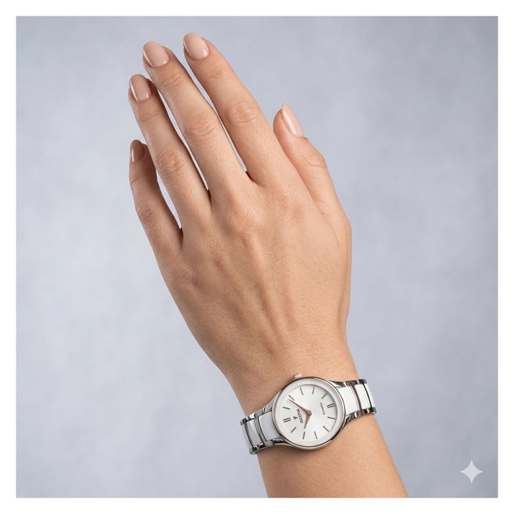 RELOJ PARA MUJER FESTINA CERAMIC F20752/8 - PLATEADO