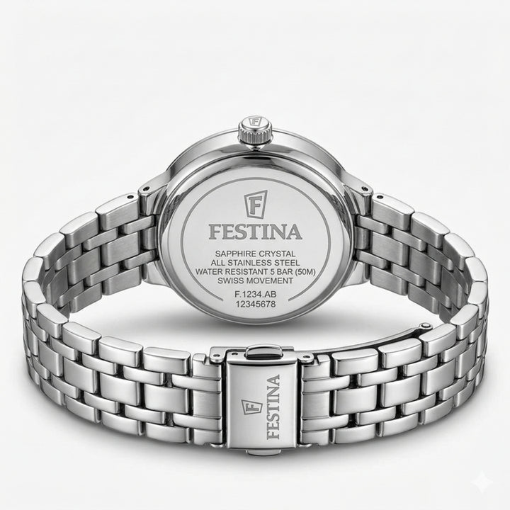 RELOJ MADEMOISELLE PARA MUJER FESTINA F20744/6 - PLATEADO