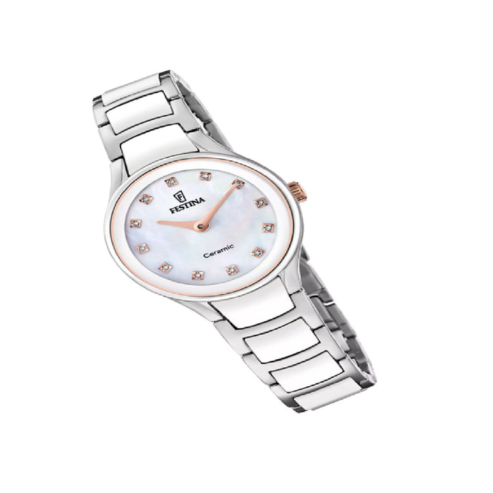 RELOJ ANÁLOGO PARA MUJER FESTINA CERAMIC F20752/8 - PLATEADO