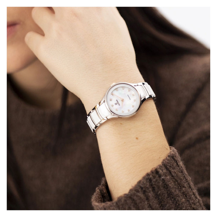 RELOJ ANÁLOGO PARA MUJER FESTINA CERAMIC F20752/8 - PLATEADO