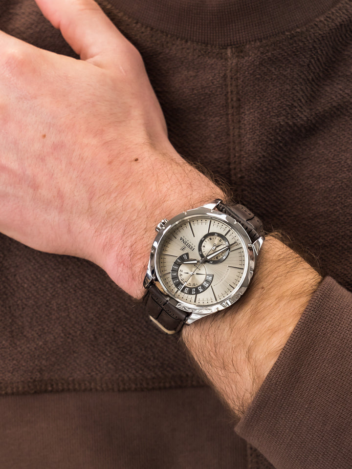 RELOJ EN CUERO PARA HOMBRE FESTINA RETRO F16573/9 - MARRÓN
