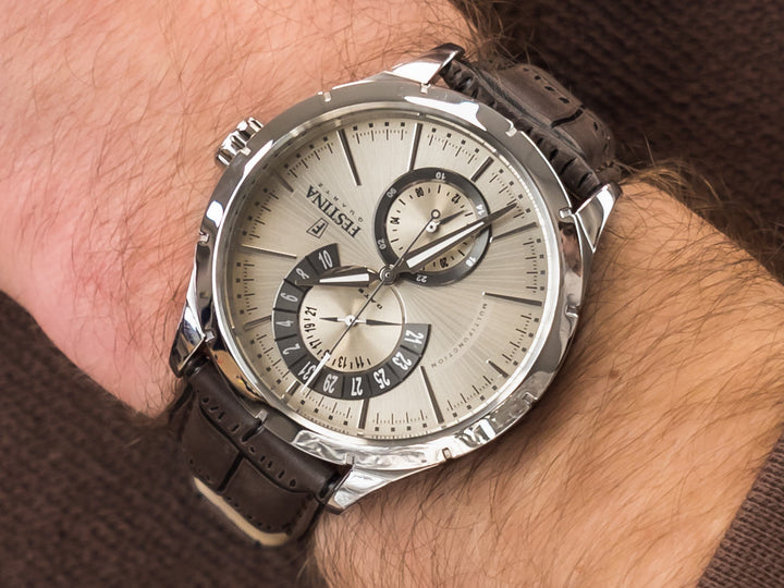 RELOJ EN CUERO PARA HOMBRE FESTINA RETRO F16573/9 - MARRÓN