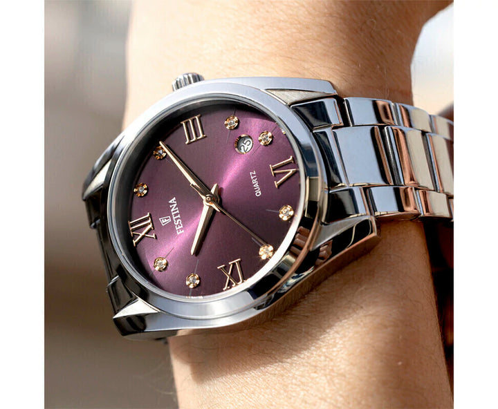 RELOJ PARA MUJER FESTINA BOYFRIEND F16790/E - PLATEADO