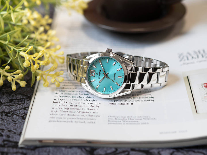 RELOJ ANÁLOGO PARA MUJER FESTINA BOYFRIEND F20622/D - PLATEADO