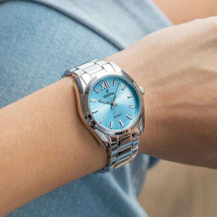 RELOJ ANÁLOGO PARA MUJER FESTINA BOYFRIEND F20622/D - PLATEADO