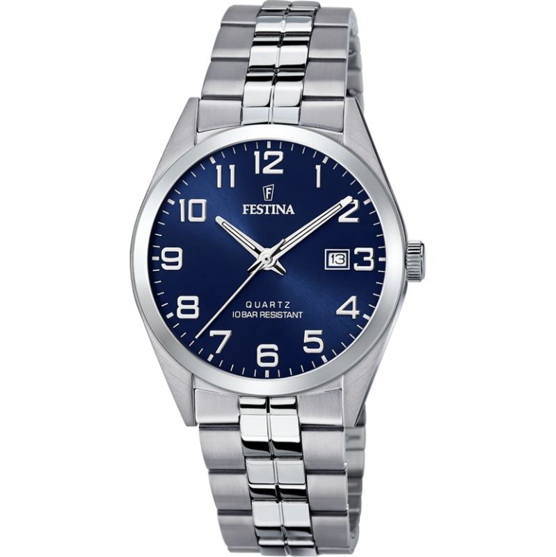 RELOJ ANÁLOGO PARA HOMBRE FESTINA CLASSIC METAL F20437/3 - PLATEADO