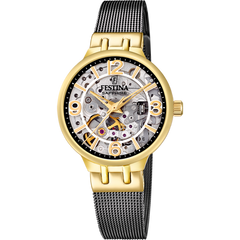 Cargar imagen en el visor de la galería, RELOJ ANÁLOGO PARA MUJER FESTINA ESQUELETO F20580/2 - NEGRO
